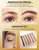 Eyebrow Powder Kit- 2 Colors Soft Tinted Eye Brow Powder Palette,Waterproof Longlasting Dark Grey/Gray Coffee Brow Filler,Professional Brow Makeup for Older Women with Mirror Brow Brush &amp; Razor-Set 05