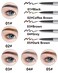 Eyebrow Pencil with Spoolie Brush- 4Pcs Professional Micro 1.5mm Tip Brow Pencil with Dual Ends Kit, Longwearing Waterproof Sweat-proof Eye Brow Pencil, Eyebrow Makeup Pen for Women-02 Coffee Brown