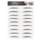 6D Eyebrow Sticker Professional Eyebrow Transfer Sticker Eyebrow Makeup Tool for Women and Girls (Black)(BLACK-05)