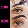 iMethod Eyebrow Stamp for Eyebrow Stencil Kit - Brow Stamp Refill Eyebrow Powder, Light Brown