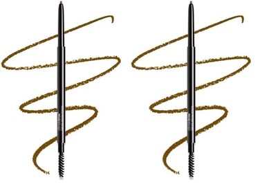 wet n wild Ultimate Brow Micro Eyebrow Retractable Pencil, Soft Brown, Ultra Fine 1.5mm Tip, Draws Tiny Brow Hairs (Pack of 2)
