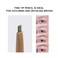 Eyebrow Pencil in Teardrop Tip with Spoolie Brush, Dual Ended Eyebrow Pen Natural Fills and Defines Brow Tint, Soft Brown