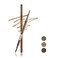 Eyebrow Pencil in Teardrop Tip with Spoolie Brush, Dual Ended Eyebrow Pen Natural Fills and Defines Brow Tint, Soft Brown