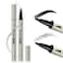 2 Pack Microblading Eyebrow Pencils for Women with Multiple Fork Tips, Waterproof Super Fast Eyebrow Dye Tint Makeup Pen for Natural Hair Like Brows, Never Dry Out and Last All Day (Charcoal Grey)