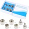 Diamond Microdermabrasion Tips, 6 PCS Dermabrasion Replacement Tips, Professional Microdermabrasion Accessories for Microdermabrasion Tool