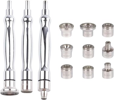 Diamond Dermabrasion Accessories 9 Tips 3 Wands Microdermabrasion Machine Replacements Dermabrasion Tool Professional or Home Use