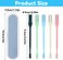 5Pcs Nasal Hair Cutter,Nose Hair Trimmer Manual,2-in-1 Nasal Hair Cutter Manual with Cleaning Brush,Upgrade Manual Nasal Hair Cutter,360&deg; Rotating Nose Nasal Hair Trimmer Women Men,5 Colors