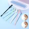 5Pcs Nasal Hair Cutter,Nose Hair Trimmer Manual,2-in-1 Nasal Hair Cutter Manual with Cleaning Brush,Upgrade Manual Nasal Hair Cutter,360&deg; Rotating Nose Nasal Hair Trimmer Women Men,5 Colors