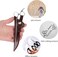 PERFEHAIR Scissor Pouch Holster (Pack of 2), Soft Leather Shear Holder Case for Hair Stylist, Barber, Hairdresser Scissors