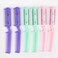 6 Pieces Double Edge Split Ends Trimmer, Hair Thinning Comb for Slim Haircuts at Home - Women and Men (6pcs Random Color)