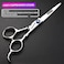 6 Inch Black Hairdressing Scissors Salon Hairdressing Tool Stainless Steel Hair Cutting Hair Thinning Hairdressing Scissors (6 inch 2PC-B)