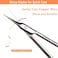 THRAU Cuticle Scissors Extra Fine for Women and Men, Profession Stainless Steel with Precise Pointed Tip Grooming Blades, Manicure, Pedicure, or Trim Nail, Eyebrow, Eyelash, and Dry Skin