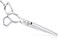 JASON 6 Inch Left Handed Barber Hair Cutting Scissors Professional Salon Shears Razor Edge Hairdressing Scissor Japanese Stainless Steel Reversible Haircut Shear for Men Women