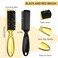 Patelai 30 Pcs Blade Clipper Cleaning Brush Scrub Brush Barber Fade Trimmer Nylon Hair Styling Tool for Men(Gold, Black)