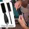 Domensi 60 Pcs Clipper Cleaning and Styling Brush Set - Black and Red Barber Blade Brush, Fade Brush, Hair Styling Tool for Haircuts and Barber Supplies