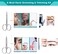 5Pcs Beauty Grooming Eyebrow Scissor Men Women Facial Nose Hair Scissor Curved Round Blunt Mustache Beard Manicure Pedicure Trimmer Set Stainless Steel Slant Tweezers Nail Clipper Pet Dog Scissor Kit
