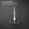 BEZOX Nail Scissors with Sharp Curved Blade - Nail Maintenance Toenail and Fingernail Scissor with Ergonomic Design for Men &amp; Women