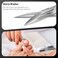BEZOX Nail Scissors with Sharp Curved Blade - Nail Maintenance Toenail and Fingernail Scissor with Ergonomic Design for Men &amp; Women