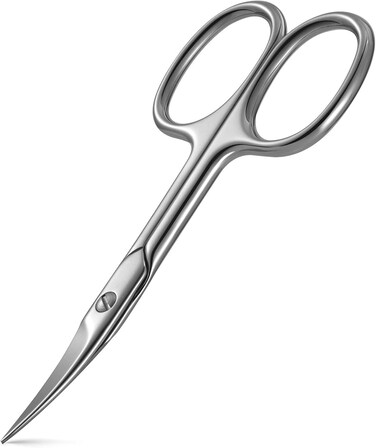 BEZOX Nail Scissors with Sharp Curved Blade - Nail Maintenance Toenail and Fingernail Scissor with Ergonomic Design for Men &amp; Women