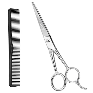 Fcysy Haircut Scissors - Professional Hair Stylist Kit with Comb Set for Men &amp; Women