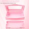 Nail Tool Sterilizer Box, Plastic Sterilizing Tray, Plastic Clean Sterilizing Box Storage Organizer for Nail, Tweezers, Eyelash Extensions, Hair Salon, Spa &amp; Cutter Manicure Equipment (Pink)