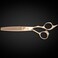 Gold Hair Shears Set for Professional Hair Cutting - Scissors and Thinning Shears - Saki Shears Tsuru