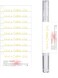 Empty Cuticle Oil Pen Label Sticker for Nail Tech Manicure Nail Artist Must Haves Nail Growth Care Packaging Staff 100pcs (white 1 x 2in)