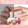 Cuticle Oil, Nail Growth Oil Natural Blend of Jojoba, Vitamin E Nail Cuticle Oil for Repairs Cuticles Overnight Moisturizes and Strengthens Nails Cuticles 2 x 0.92 oz Orange &amp; Rose