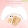 ANGNYA U-shaped Arm Rest for Nails Tech, Nail Arm Rest with Detachable Brackets Microfiber PU Leather Manicure Hand Rest Pillow for Nail Tech Must Haves Manicure Tools (White)