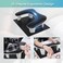 Arm Rest for Nails Tech with Nail Table Mat,U-shaped Manicure Nail Hand Rest Stand Pillow Cushion,Nail Supplies for Nail Techs(Black)