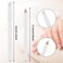 8 Pieces White Pencil Under Nail 2-in-1 Nail Whitening Pencils French White manicure Pencils with Cuticle Pusher for DIY French Art Manicure Supplies