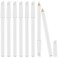 8 Pieces White Pencil Under Nail 2-in-1 Nail Whitening Pencils French White manicure Pencils with Cuticle Pusher for DIY French Art Manicure Supplies