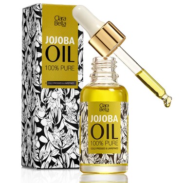 Jojoba Oil Treatment for Strong Nails &amp; Cuticles - 1fl oz   Vitamin E, Omega 9, Cold Pressed   Nail Restoration