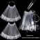 Nail Swatch Sticks, 150Pcs Clear Nail Color Swatch Sticks with Ring, Ballerina Practice Nail Tips, Nail Polish Display Sample Sticks, Nail Stuff for Nail Techs