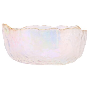 FAMKIT Nail Soaking Bowl, Glass Nail Art Manicure Bowl Hand Soaking Bowl for Nail Treatment Polish Removal