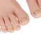 1 Pair Silicone Foot Model, Nail Art Training Display Fake Half Foot Model Pedicure Practice Silicone Foot Model (Medium Skin Color)