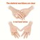 Manicure Practice Hands &amp; Fingers Nail Hand Practice Model Flexible Movable Soft Plastic Hand for Fake Nail Art Starter Training (left)