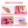 Nail Pratice Training Hand for Acrylic Nails with Stand Bracket,Soft Silicone Maniquin Hand, Flexible Bendable Nail Practice Fake Hand for Nails Art Practice Tool
