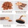 Acrylic Nail Practice Finger Kit, BORNBYME Acrylic Nail Training with 1 Base Stand, 3 Adjustable Fake Fingers, 100 Brown Nail Tips, Movable Training Nail Practice for Nail Beginner&hellip;