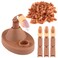 Acrylic Nail Practice Finger Kit, BORNBYME Acrylic Nail Training with 1 Base Stand, 3 Adjustable Fake Fingers, 100 Brown Nail Tips, Movable Training Nail Practice for Nail Beginner&hellip;