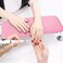 Arm Rest for Nails Tech, Easy Clean Nail Arm Rest, Reduce Back Pain Hand Rest for Nails Tech, Sturdy Support Armrest for Nails Fits UV LED Nail Lamp Underneath, Salon &amp; Home Use (Pink)