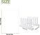 4-Piece Transparent Nail Art Display Set with Plastic Holder, Acrylic False Nail Tips Sample Display, Practice Board with Double-Sided Tape