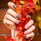 AnyDesign 3 Sheet Fall Thanksgiving Nail Art Stamping Plates Kit Assorted Maple Leaves Plaid Autumn Blessings Collection Nail Art Plate for Autumn Thanksgiving Nail Art Design DIY Print Manicure Salon