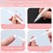 French Manicure Kit Include 2 Pcs French Manicure Pen 0.12 Ounce White Tip Pen 111 Count Tip Nail Stickers Strips Tool for Women DIY Pedicure Nails Kit