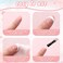 French Manicure Kit Include 2 Pcs French Manicure Pen 0.12 Ounce White Tip Pen 111 Count Tip Nail Stickers Strips Tool for Women DIY Pedicure Nails Kit