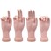 Hedume 3 Pack Practice Hand, Nail Trainning Practice Hand, Fake Hand for Nails Practice, Flexible Movable Fake Hand Manicure Practice Tool for Nail Art Training