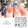KADS 5Pcs Nail Stamp Plates Set Nails Art Stamping Plate Set Nail Plate Template Image Plate Ocean Series