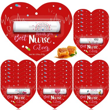 30 Pack Nurses Week 2025 Gifts Bulk Lip Balms Party Favors Nurse Appreciation Gifts Patient Access Week Gifts Thank You Inspirational Gifts for Midwife Doula Ob Nurse Day
