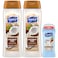 Suave Body Wash 2-Pack + Antiperspirant Deodorant, Coconut Kiss &ndash; Gentle Body Washes with Vitamin E &amp; Anti-Staining Invisible Solid Deodorant Stick, 48H of Protection
