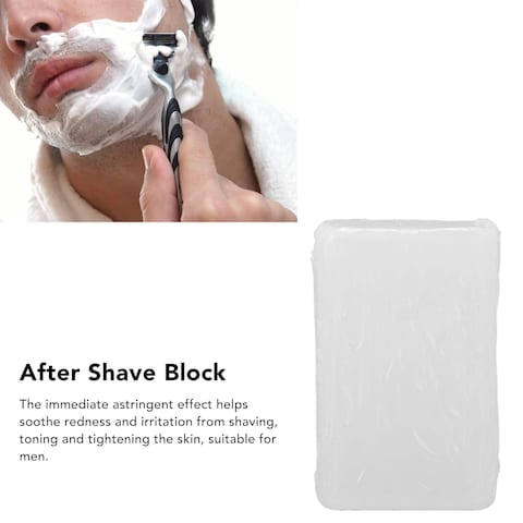 Alum Block After Shave, After Shave Alum Block Alum Block Face Stone Home Portable Men&#39;s Skin Soothing Stone for Razor Cuts Nicks